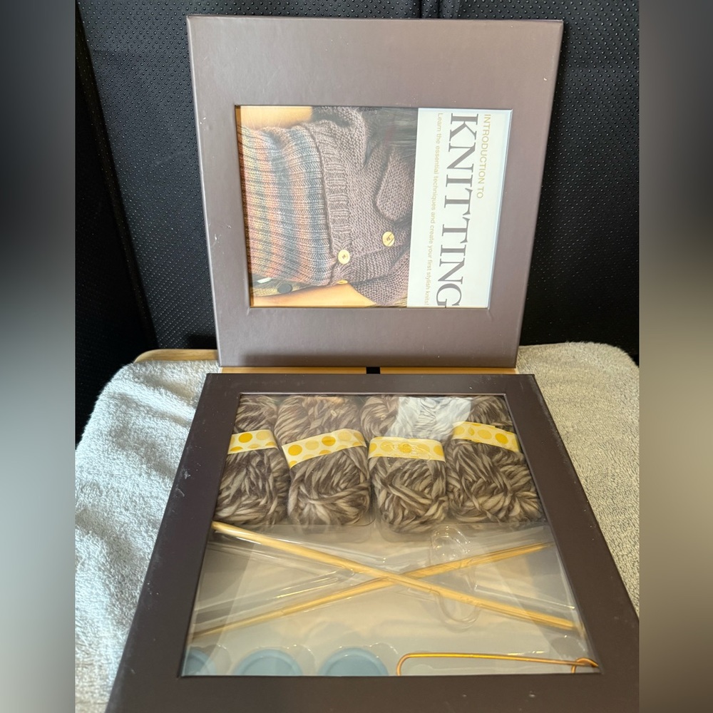 Spice Box, Introduction to Knitting Kit, Craft Project, For Beginners. - Picture 6 of 13